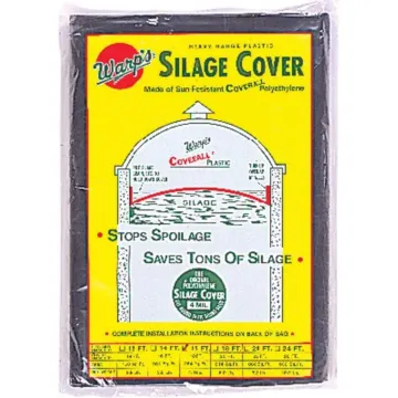 Warps 20 ft Size Polyethylene Black Silo Cover