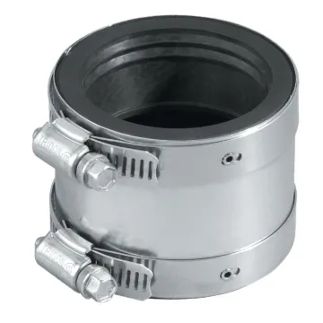 Fernco Proflex 3 In. x 3 In. PVC Shielded Coupling - Cast-Iron to Plastic, Steel, Extra-Heavy Cast Iron