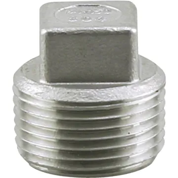 Boshart Industries PLUMB-EEZE 3/4 In. MIP Square Head Stainless Steel Plug