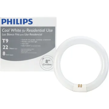 Philips Lighting Philips 22W 8 In. Cool White T9 4-Pin Circline Fluorescent Tube Light Bulb