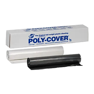 Warps BlackPlastic Sheeting 200 ft x 4 ft, 4 Mil