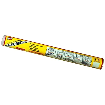 Warps 4 mil Plastic Sheeting (Clear) 10 ft x 25 ft