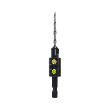 Make it Snappy Tools 1/4 in 9/64 in High Speed Steel Tapered Twist Drill Countersink