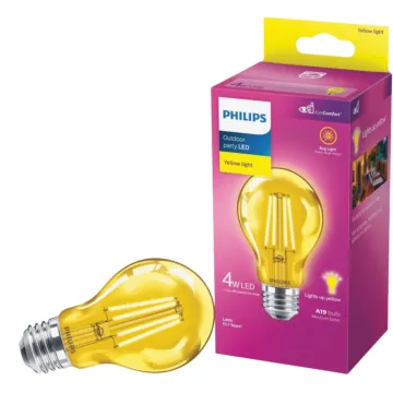 Philips Lighting Philips Yellow A19 Medium 4W Indoor/Outdoor LED Decorative Party Light Bulb