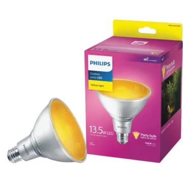 Philips Lighting Philips 100W Equivalent Yellow PAR38 Medium Dimmable LED Bug Light Bulb