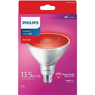 Philips Lighting 13.5PAR38/PER/RED/ND/ULW/G/120V 4/1FB