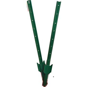 Do it Best Light-Duty 14 Ga. Fence U-Post (Green) 4 ft
