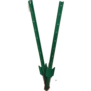 Do it Best Light-Duty 14 Ga. Fence U-Post (Green) 4 ft