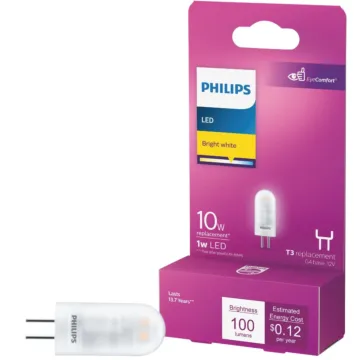 Philips Lighting Philips 1W Clear T3 Bi-Pin LED Landscape Low Voltage Light Bulb