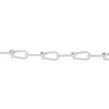 Campbell PA072-2027N Double Loop Chain, #2/0 255 lb Working Load, Carbon Steel, Poly-Coated