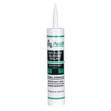 PaulB 10.1 oz Clear Silicone Sealant