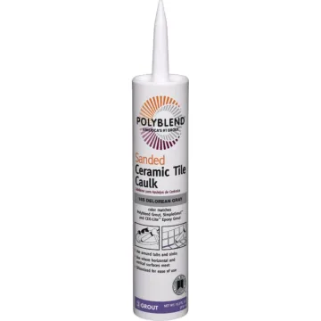 Polyblend Sanded Ceramic Tile Caulk (#165 Delorean Gray) 10.5 oz