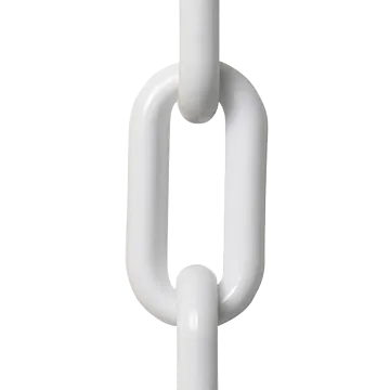 Peerless 25 lb 1/4 in 0.32 in Plastic Chain