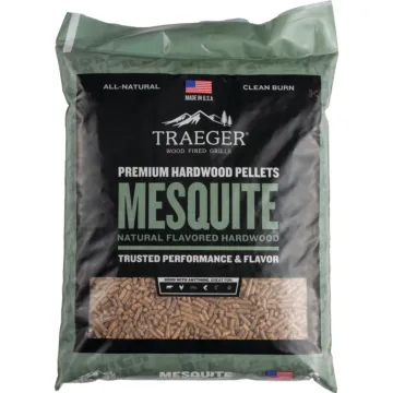 Traeger 20 Lb. Mesquite All-Natural Wood Grilling Pellets