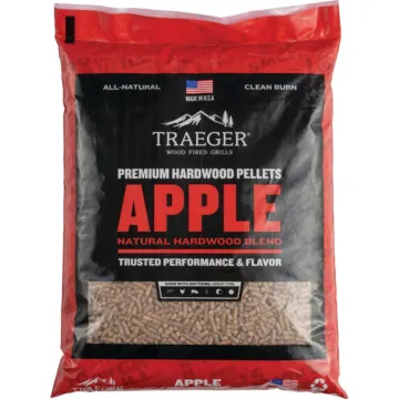 Traeger Apple All-Natural Wood Grilling Pellets - 20 lb