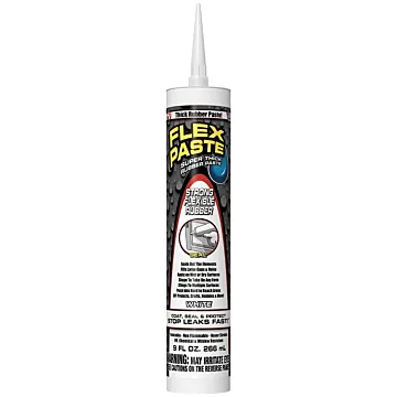Flex Seal Flex Paste 9 Oz. Rubber Sealant, White
