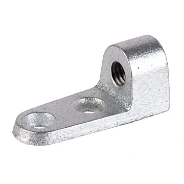 Malleable Iron Plain/Electro-Galvanized Side Beam Connector - 3/8 in.