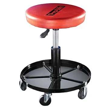 Pro-Lift Vinyl Seat Orange/Black 300 lb Pneumatic Chair