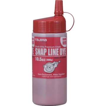 TAJIMA TOOL Tajima 10-1/2 Oz. Red Snap-Line Dye Chalk Line Chalk