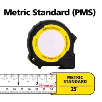 FastCap Tape Measure Metric/Standard 25'