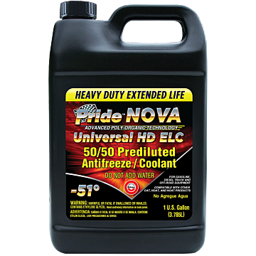 Pride Antifreeze Nova 50/50 Premixed Gallon