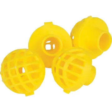 Perky-Pet Yellow Plastic Hummingbird Feeder Replacement Bee Guard (4-Pack)