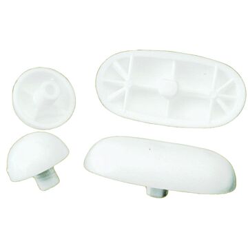 Plumb Pak Plastic Seat Bumper Set (2pk)
