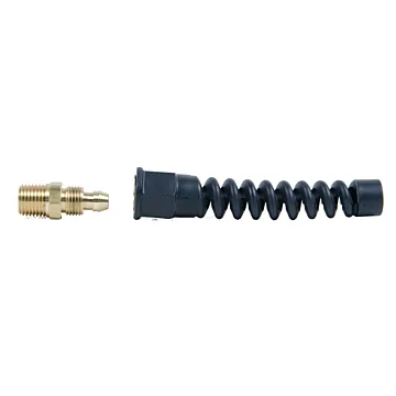 Flexeel Reusable Strain Relief Rigid, 1/4" ID x 1/4" MPT