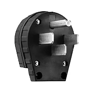 Pass & Seymour Legrand 3867CC5 Electrical Plug, 3 -Pole, 50 A, 125/250 V, NEMA: NEMA 10-30P, 10-50P, Black