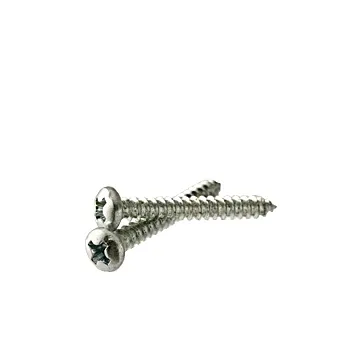 #10 x 1" Combo Pan Head, Sheet Metal Screw, Zinc 