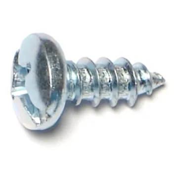 #14 x 5/8" Combo Pan Head, Sheet Metal Screw, Zinc 