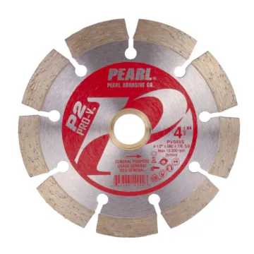 Pearl Abrasives P2™ Pro-V™ Segmented Blade For Concrete and Masonry 4 1/2" x .080 x 20mm-5/8"