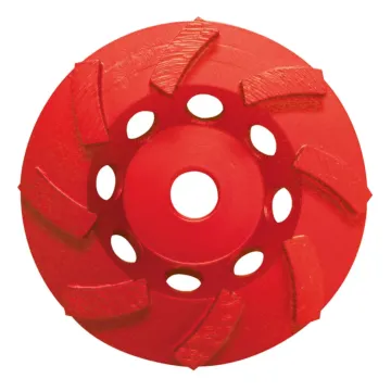 Pearl Abrasives P2™ Pro-V Segment Swirl Cup Wheel 5", 5/8"-11, 9 Segment