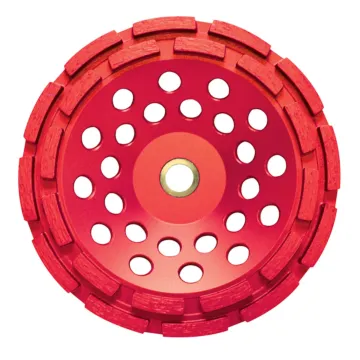 Pearl Abrasives P2™ Pro-V™ Concrete & Masonry Cup Wheel Double Row 7" X 5/8"-11
