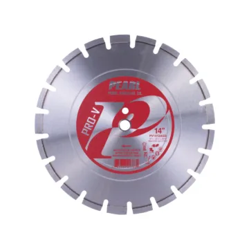 Pearl Abrasives P2™ Pro-V™ Asphalt and Green Concrete Blade 14" x .125" x 1", 20mm PV1412AGS