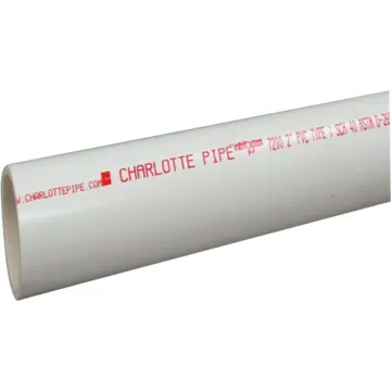 United Pipe & Steel Charlotte Pipe 3 In. x 10 Ft. Schedule 40 PVC DWV/Pressure Dual Rated Pipe