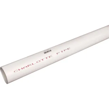 Charlotte Pipe 3 In. x 20 Ft. Cold Water Schedule 40 PVC Pressure Pipe, Belled End
