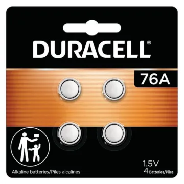 Duracell 76A Alkaline Button Cell 4 pk