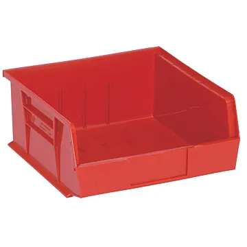 Quantum Storage Systems 10-7/8" x 11" x 5" Red Bin - 6 / CTN