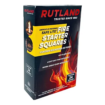 Rutland 1.5 in 1.75 in 0.375 in Fire Starter
