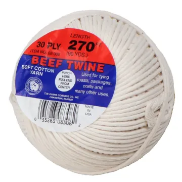 T.W. Evans Cordage 30 Ply Cotton Beef Twine - 270 ft