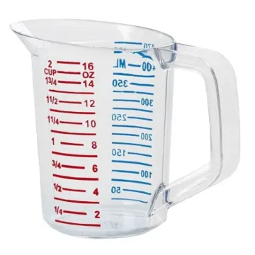 Rubbermaid 0.5 qt Polycarbonate Clear Measuring Cup