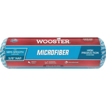 WOOSTER Microfiber Roller Cover - 9 in. x 3/8 in. Nap