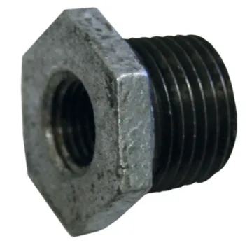 Jones Stephens 1-1/4" x 1/4" Hexagon Bushing Galvanized