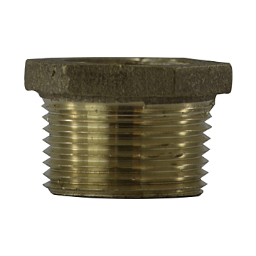 Midland Industries Lead-Free Brass Bushing - 3/8 in. x 1/8 in.
