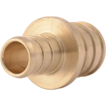 SHARKBITE SharkBite Lead-Free Insert 3/4 In. Barb x 1/2 In. Barb Brass PEX Coupling