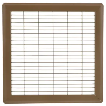 Imperial 12-in x 14-in Return Air Floor Grille, Steel, Brown