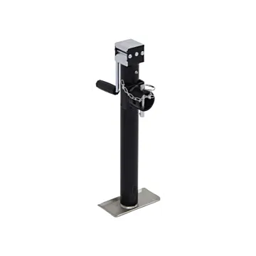 Ram 2000 lb 23-1/4 in BlackPowder Coated Pipe Mount Swivel Jack