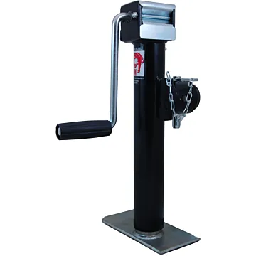 Ram 5000 lb 17-1/2 in BlackPowder Coated Pipe Mount Swivel Jack