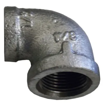 Jones Stephens 1/2" x 1/4" Reducing 90° Elbow Galvanized
